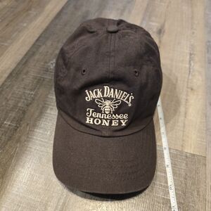 Jack Daniel's Tennessee Honey Brown Baseball Cap Dad Hat Vintage